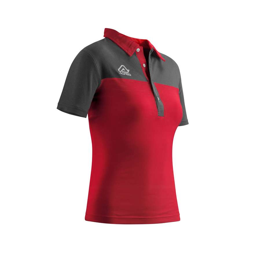 Acerbis BELATRIX Women's Casual Polo Shirt Red