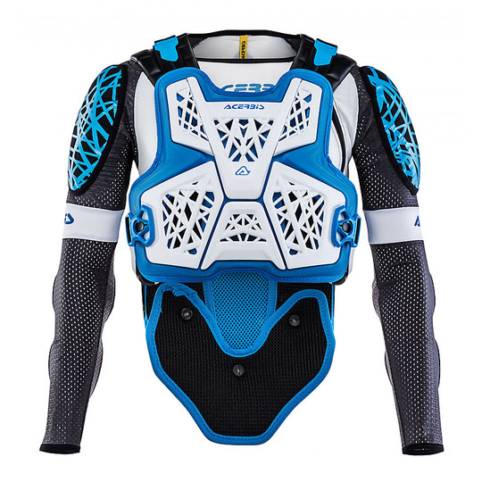 Acerbis Body Armor GALAXY Cross Enduro Harnais de protection noir blanc bleu