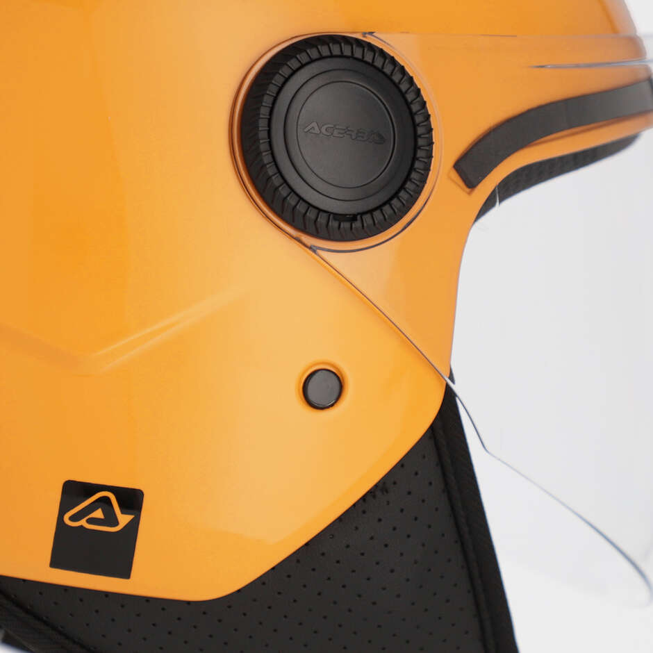 ACERBIS BREZZA Gelber Motorrad-Jethelm
