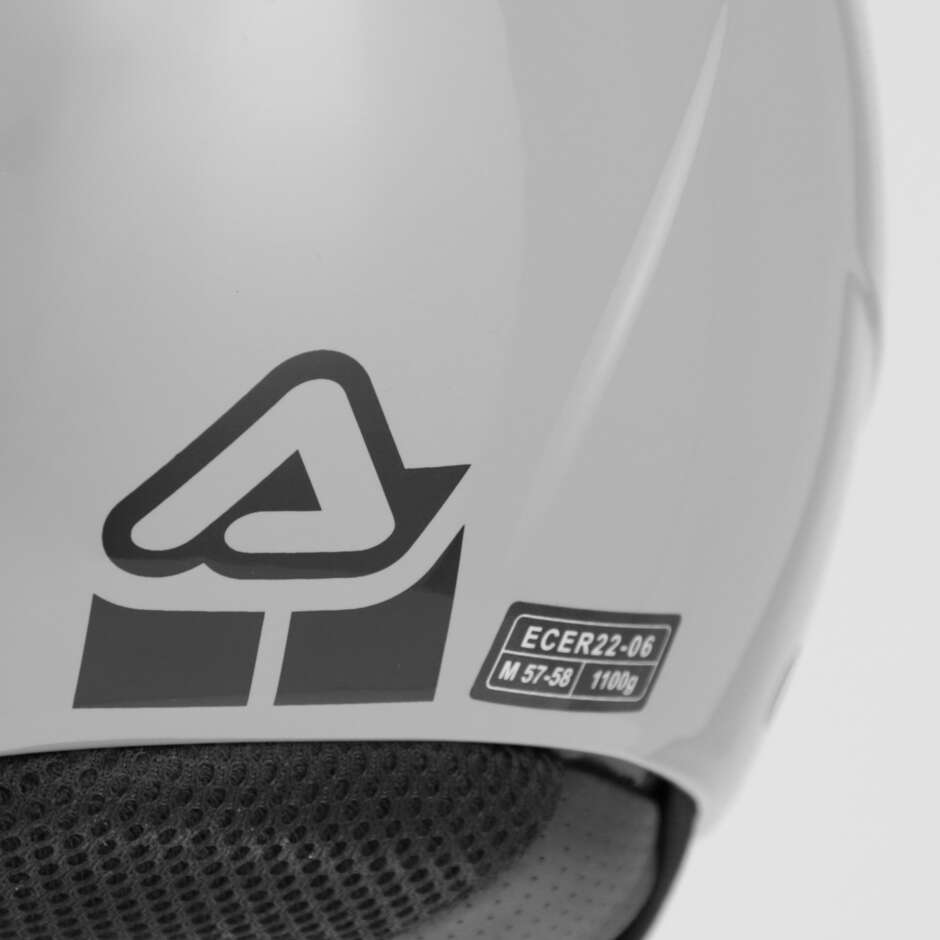 ACERBIS BREZZA Jet Motorcycle Helmet Grey