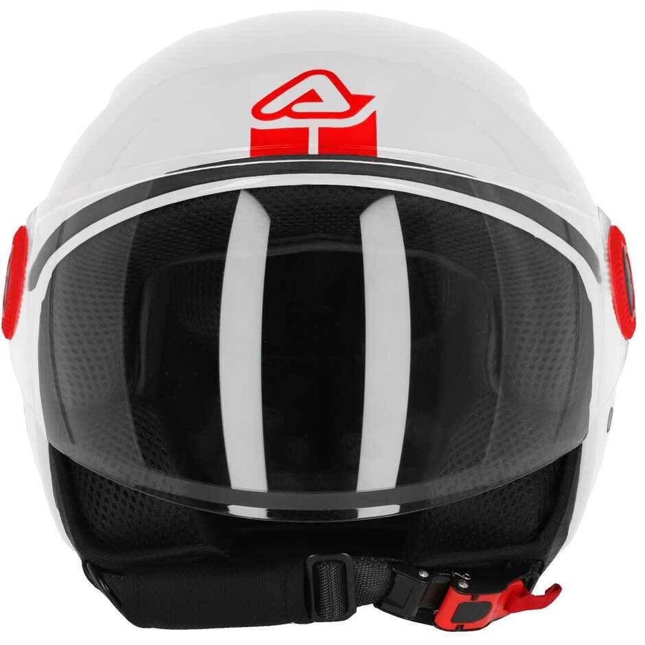 ACERBIS BREZZA White Motorcycle Jet Helmet