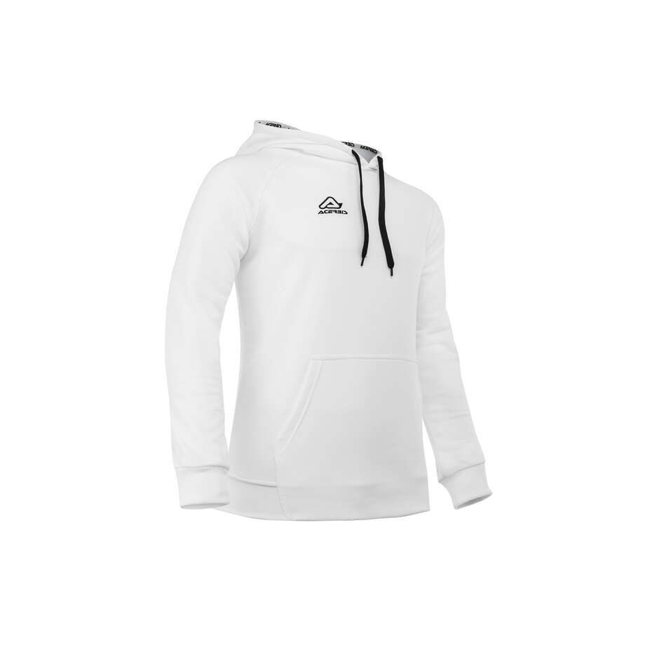 Acerbis Casual Kapuzen-Sweatshirt EASY Grau Weiß