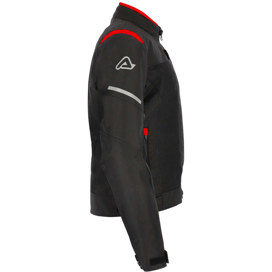 Acerbis CE 3 Layers Woman Motorcycle Jacket ON ROAD RUBY LADY Black Red