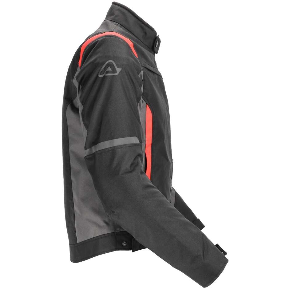 Acerbis CE-MAT 2.0 Motorcycle Jacket Black Red