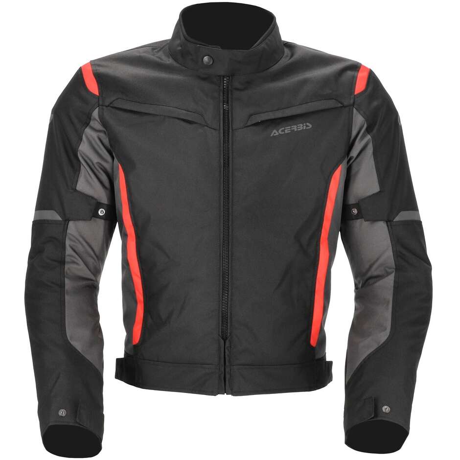 Acerbis CE-MAT 2.0 Motorcycle Jacket Black Red