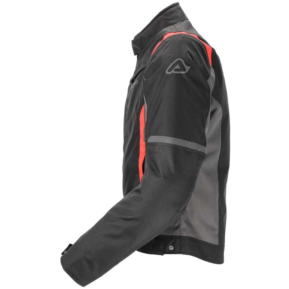 Acerbis CE-MAT 2.0 Motorcycle Jacket Black Red