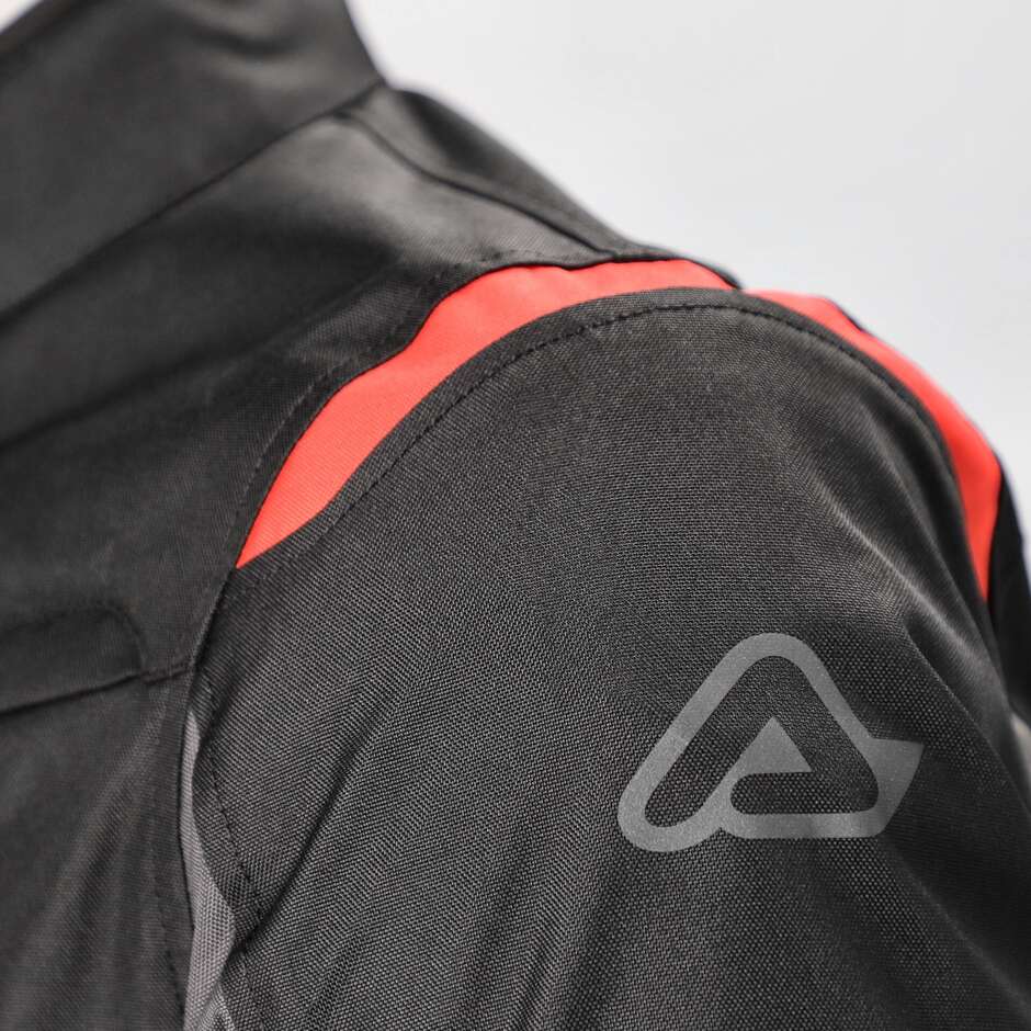 Acerbis CE-MAT 2.0 Motorcycle Jacket Black Red