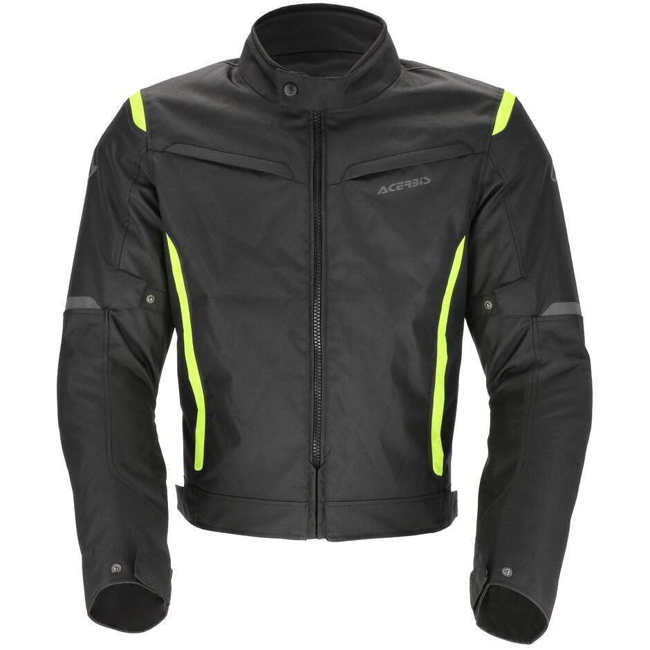 Acerbis CE-MAT 2.0 Motorcycle Jacket Black Yellow