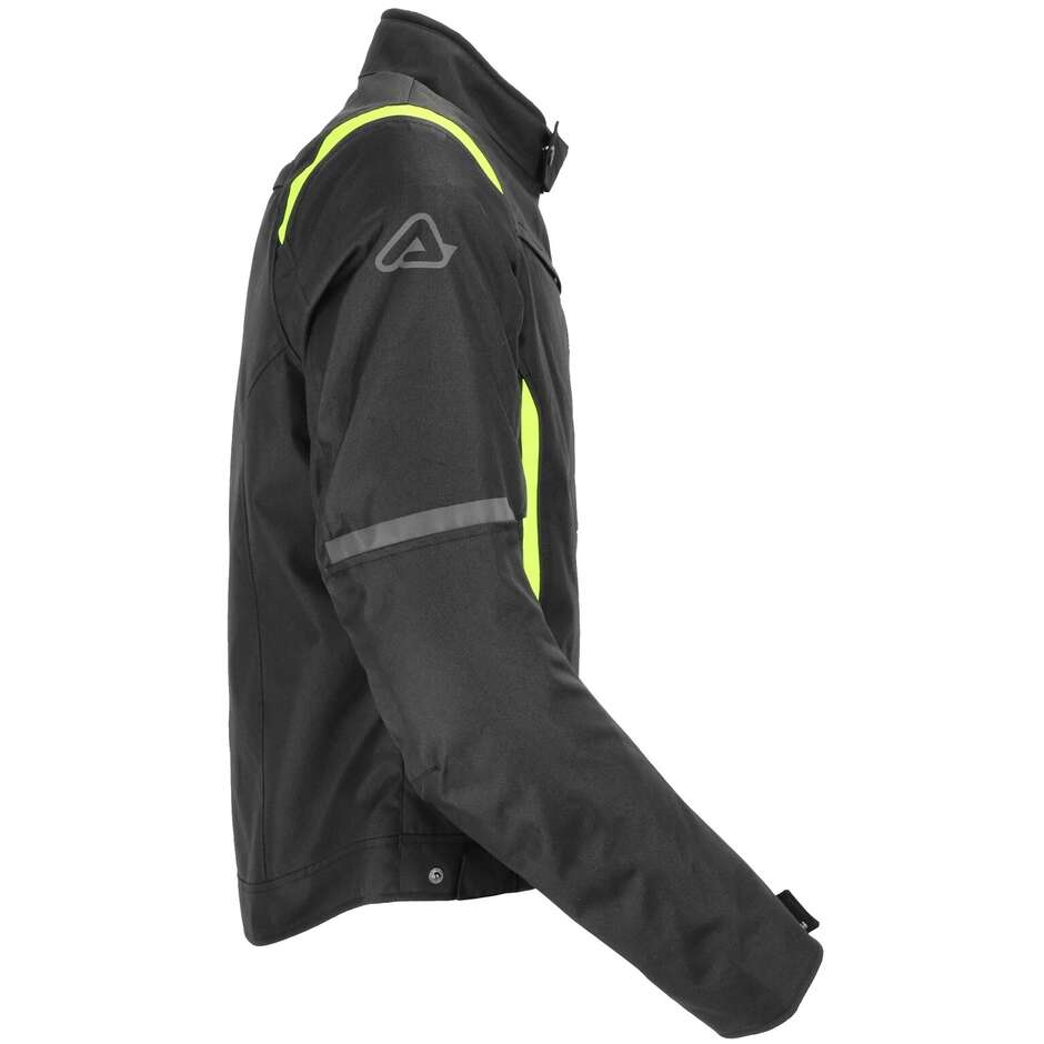 Acerbis CE-MAT 2.0 Motorcycle Jacket Black Yellow