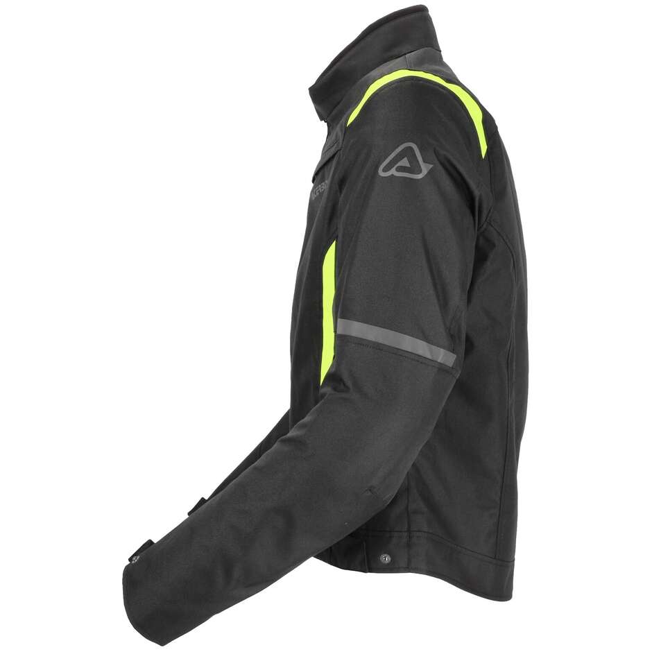 Acerbis CE-MAT 2.0 Motorcycle Jacket Black Yellow