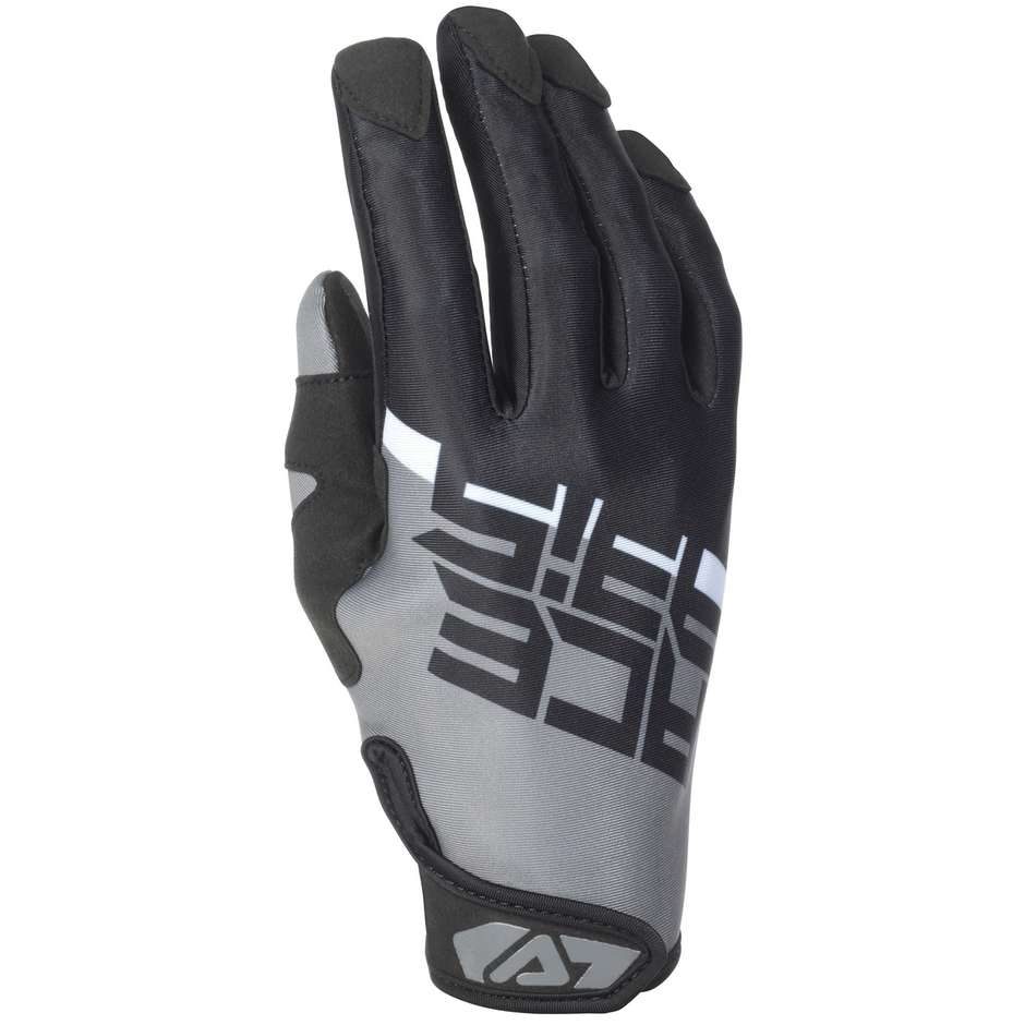 Acerbis CE NEOPRENE 3.0 Fabric Motorcycle Gloves Black Gray