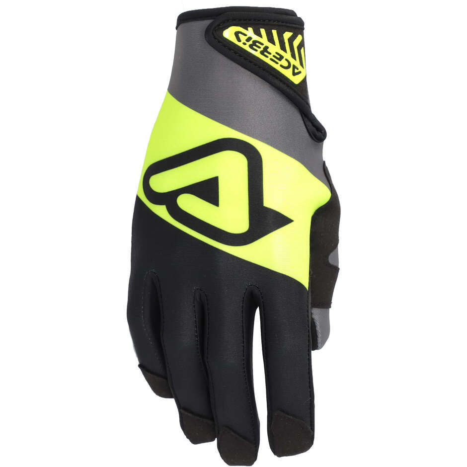 Acerbis CE NEOPRENE 3.0 Motorcycle Gloves Yellow Black