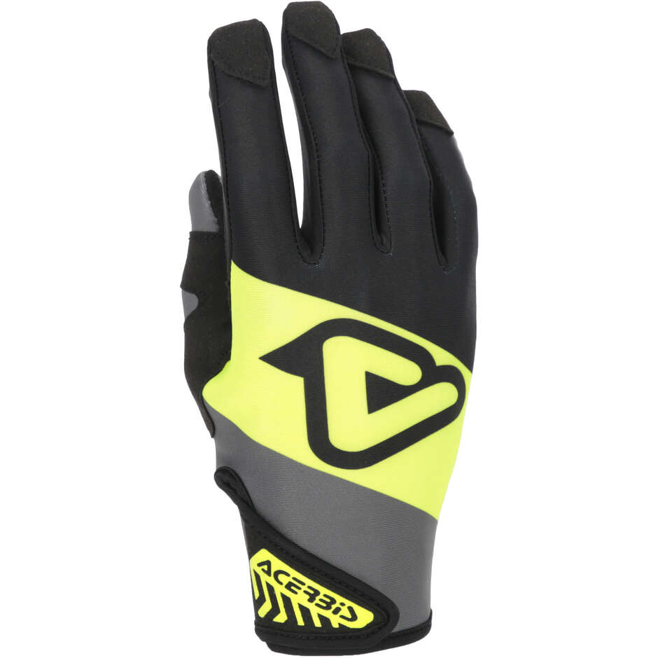 Acerbis CE NEOPRENE 3.0 Motorcycle Gloves Yellow Black