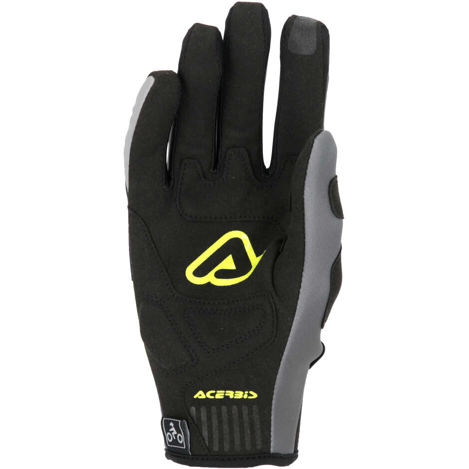 Acerbis CE NEOPRENE 3.0 Motorcycle Gloves Yellow Black