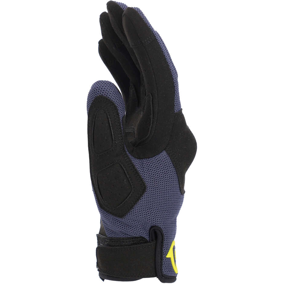 Acerbis CE PYRAMID Motorcycle Gloves Black Blue