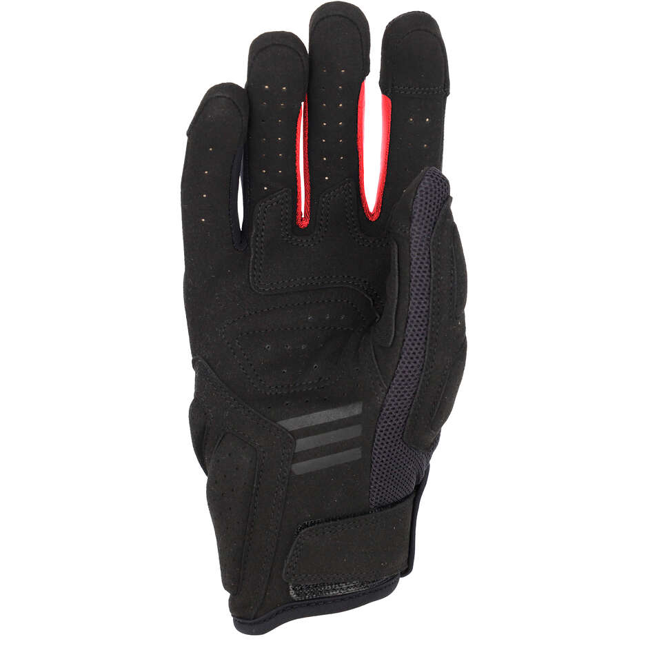 Acerbis CE PYRAMID Motorcycle Gloves Black Red