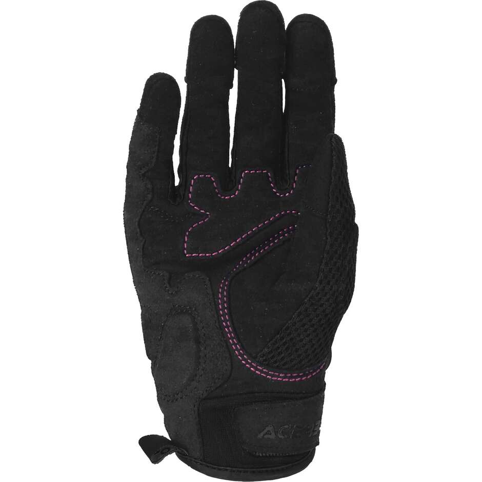 ACERBIS CE RAMSEY MY VENTED LADY Women's Fabric Motorcycle Gloves Black Pink