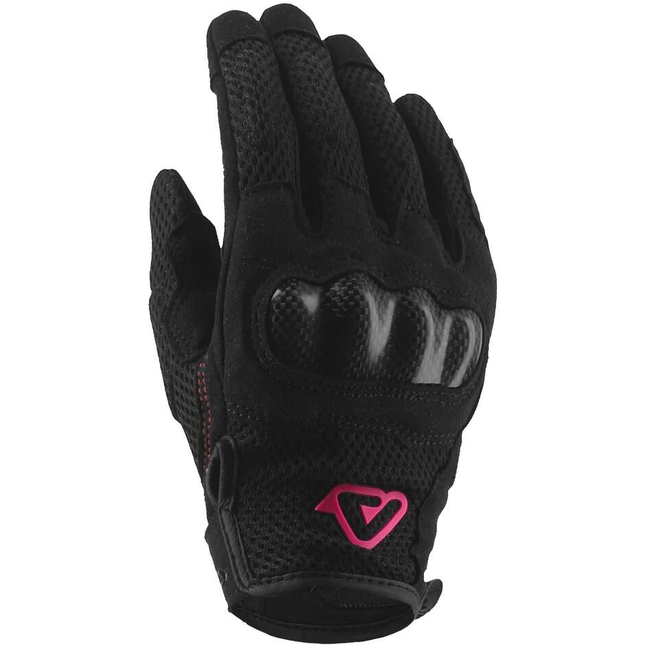 ACERBIS CE RAMSEY MY VENTED LADY Women's Fabric Motorcycle Gloves Black Pink