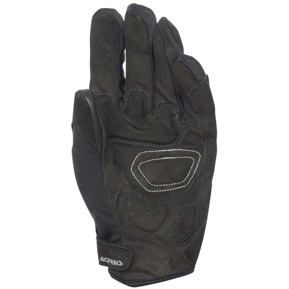Acerbis CE SCRAMBLER Summer Fabric Motorcycle Gloves Black Gray