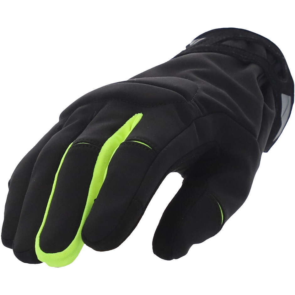 ACERBIS CE URBAN WP 2 Black Yellow Fabric Motorcycle Gloves