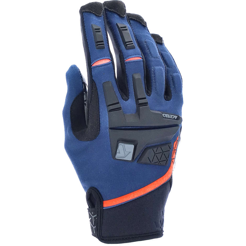 Acerbis CE X-ENDURO Blue Orange Cross Enduro Motorcycle Gloves