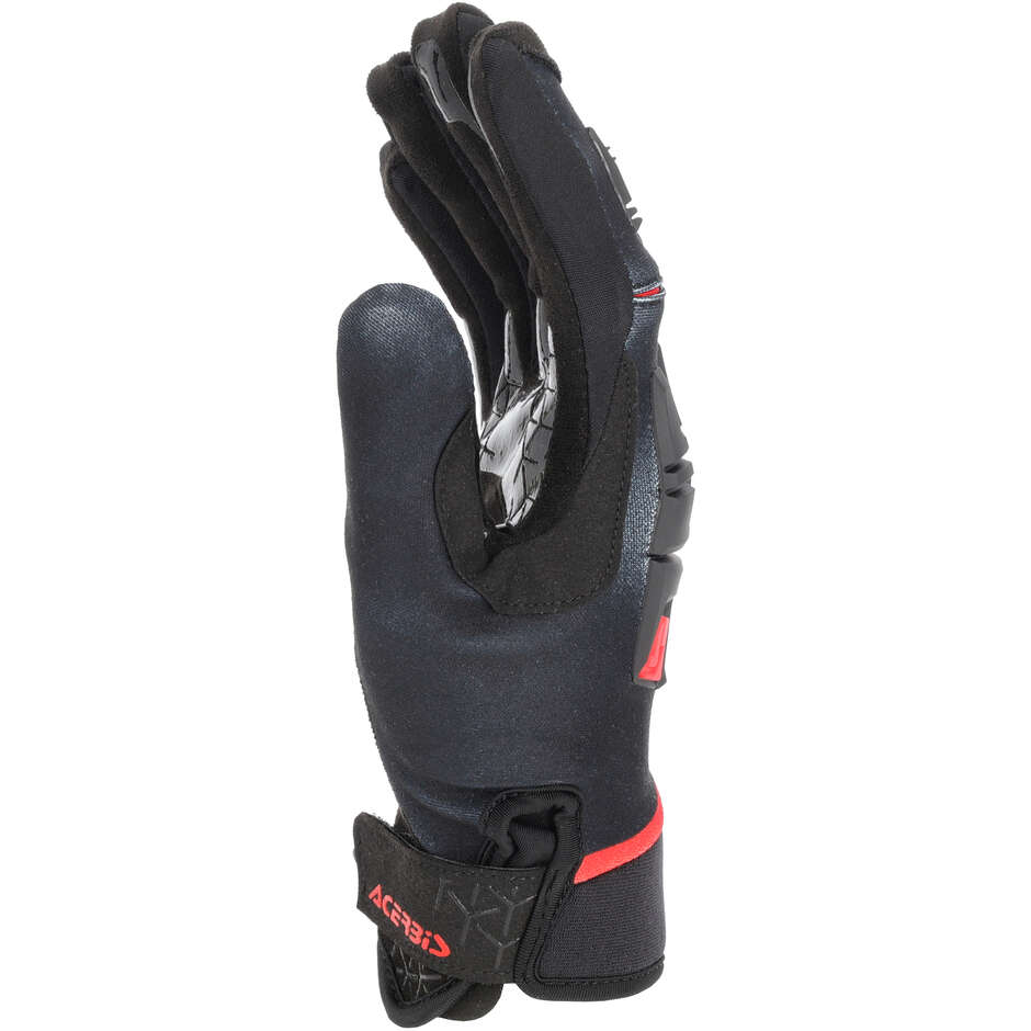 Acerbis CE X-ENDURO Cross Enduro Motorradhandschuhe Schwarz Rot