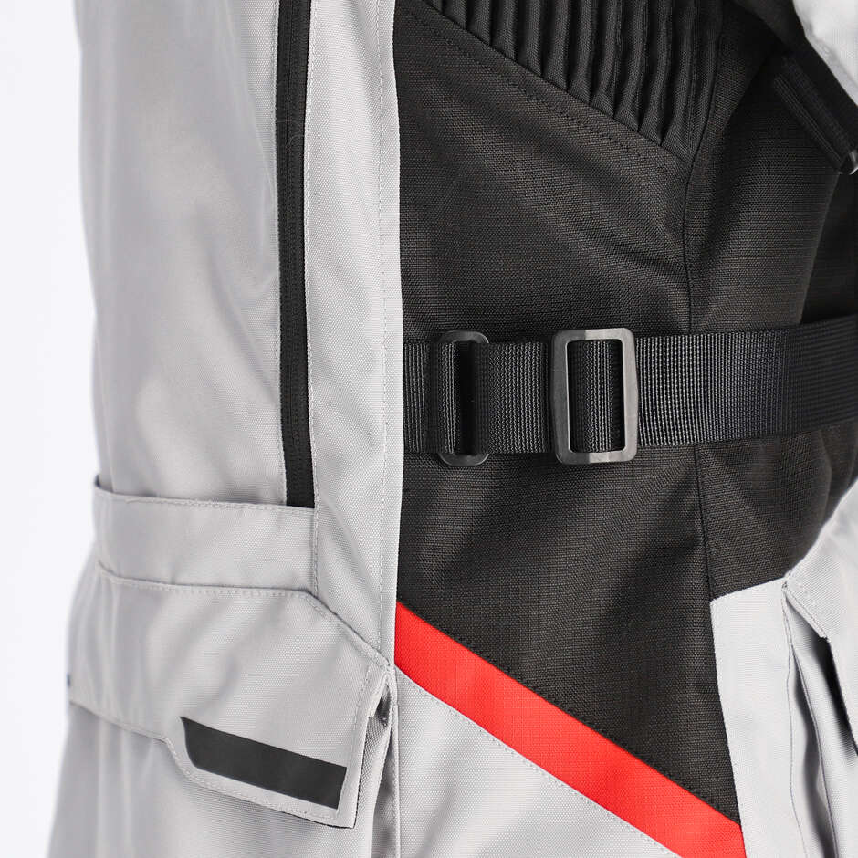 Acerbis CE X-ROVER Women's Motorcycle Jacket Grey/Red