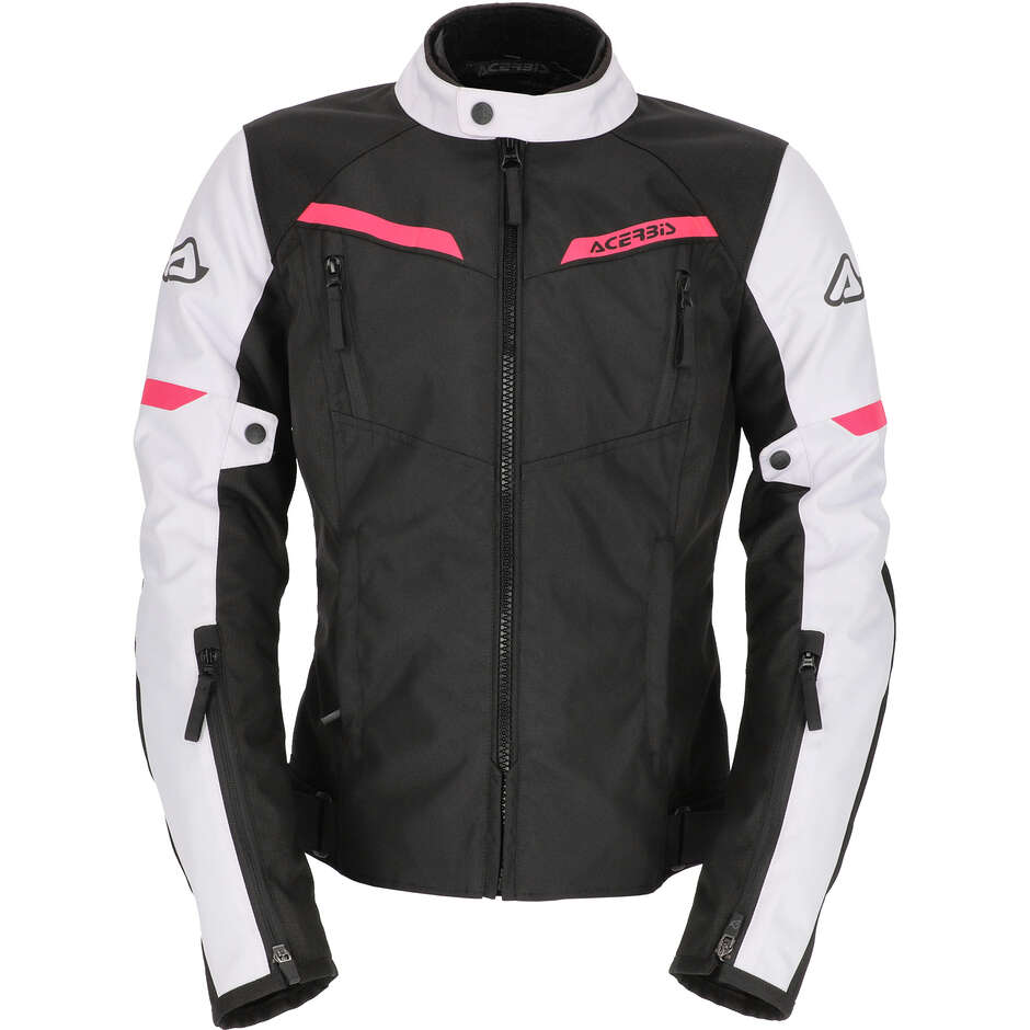 Acerbis CE X-STREET LADY Damen Motorradjacke Schwarz Rosa