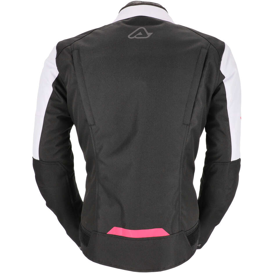 Acerbis CE X-STREET LADY Damen Motorradjacke Schwarz Rosa