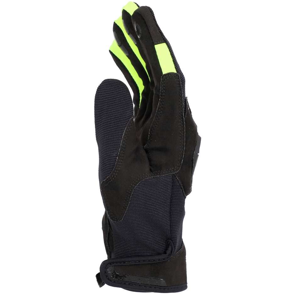 Acerbis CE X-STREET Schwarz Gelbe Motorradhandschuhe aus Sommerstoff