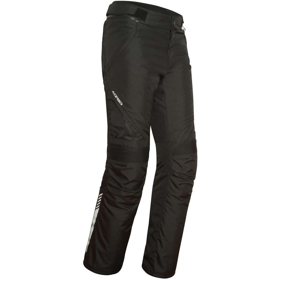 Acerbis CE X-TOUR Black Touring Fabric Motorcycle Pants