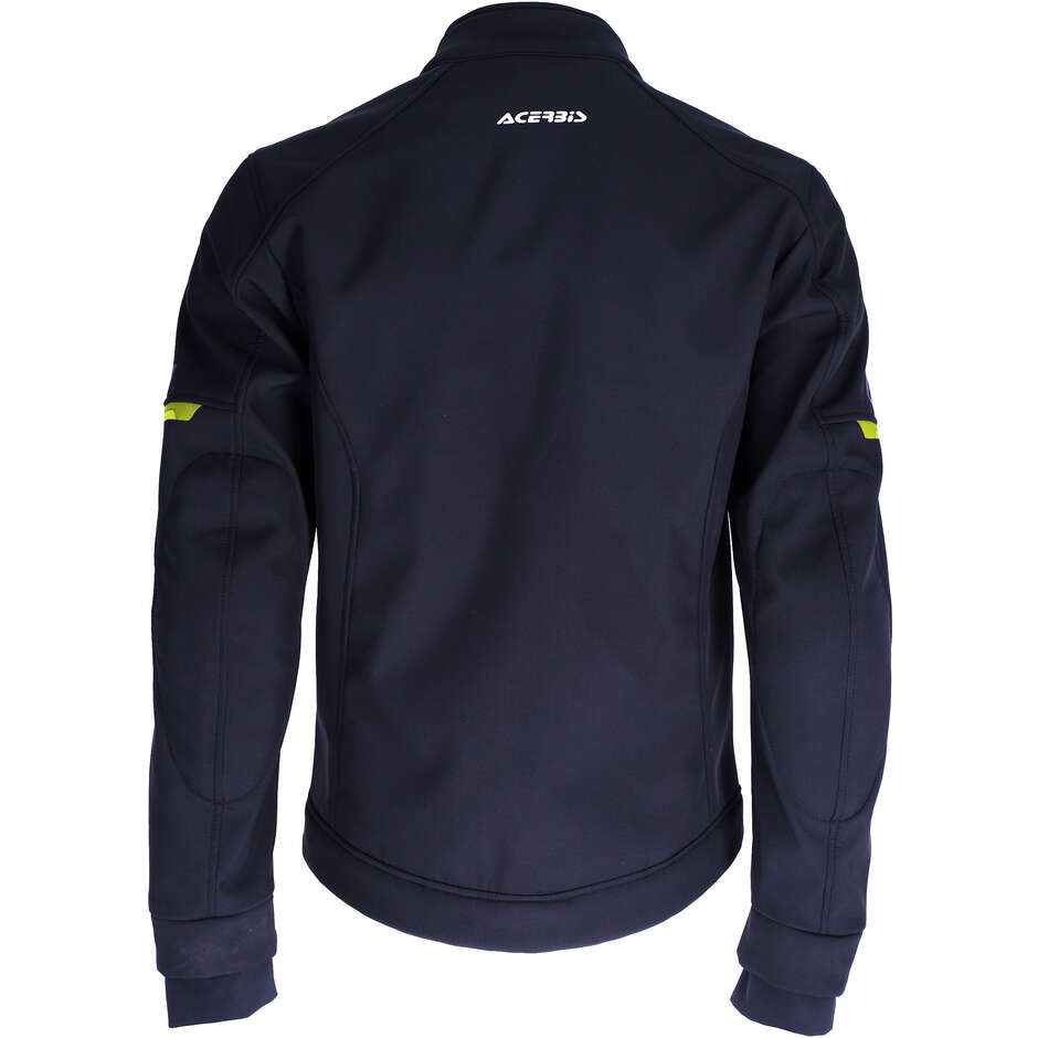 ACERBIS CE X-TOWN Technical Motorcycle Jacket Blue Yellow