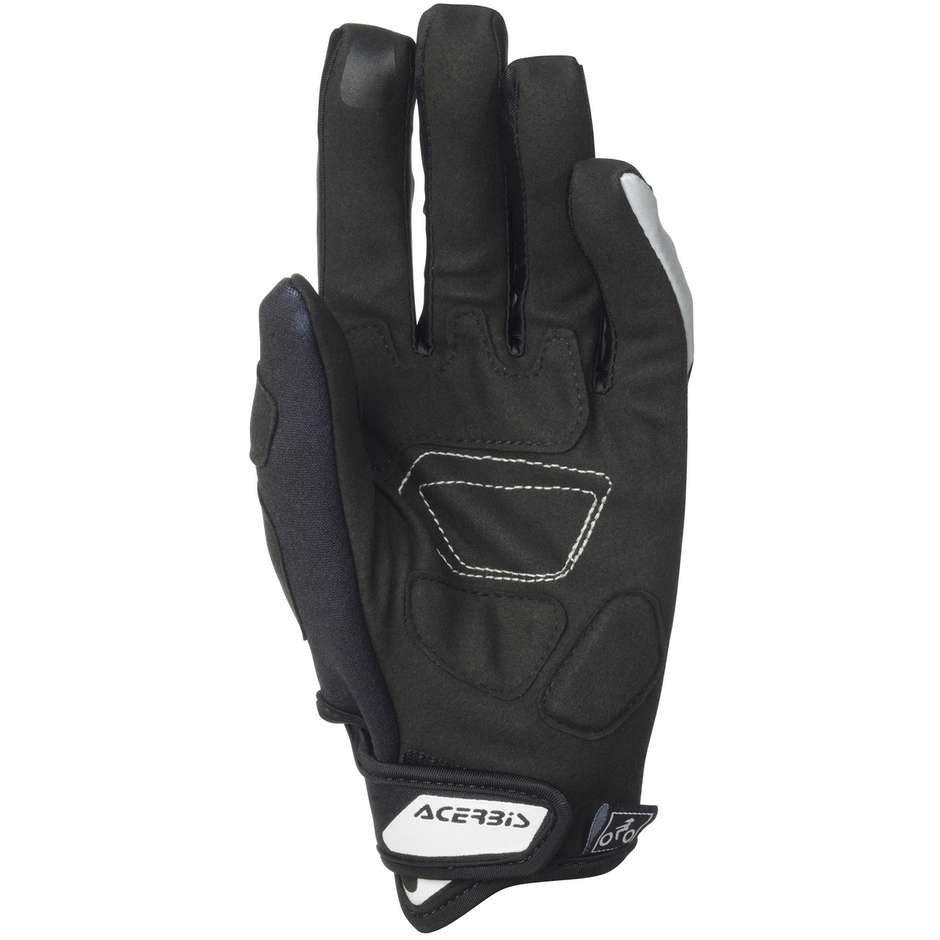 Acerbis CE ZERO DEGREE 3.0 Black Fabric Motorcycle Gloves
