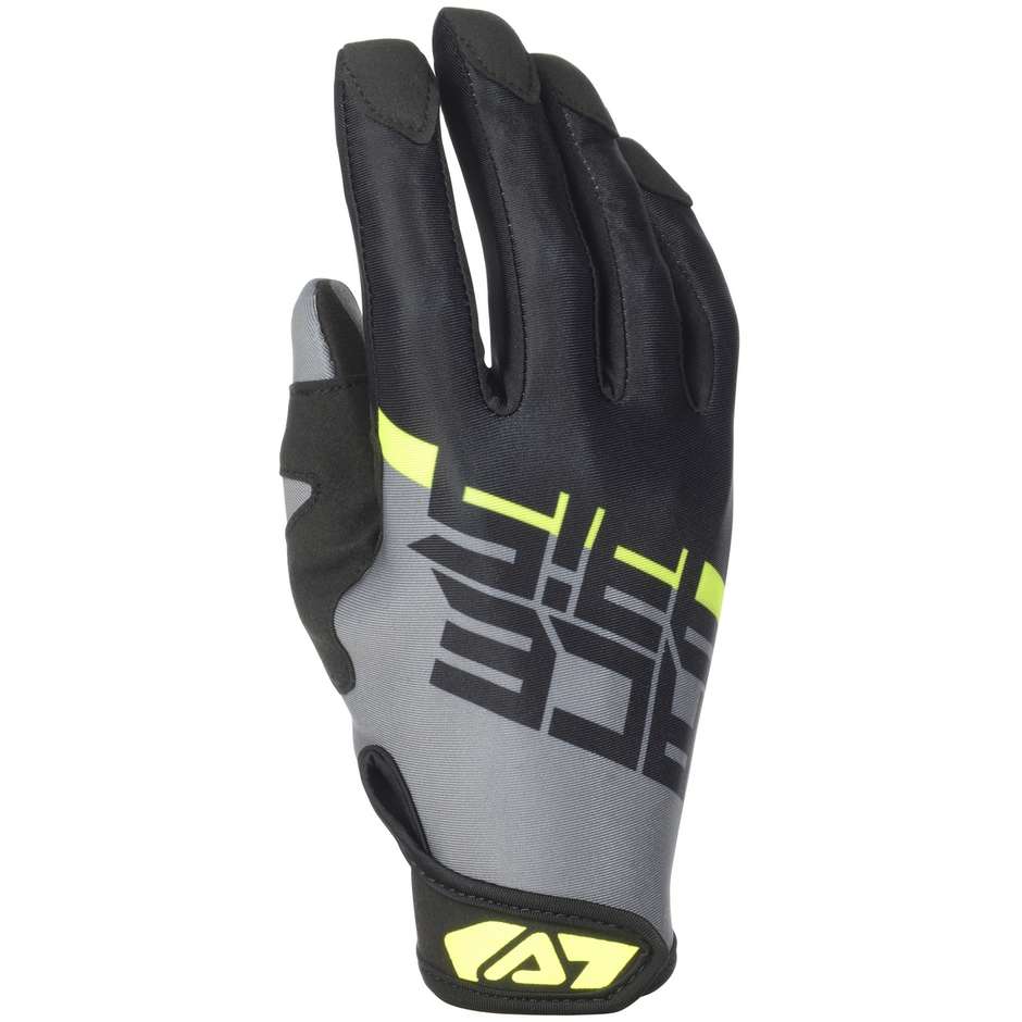 Acerbis CE ZERO DEGREE 3.0 Fabric Motorcycle Gloves Black Yellow Fluo