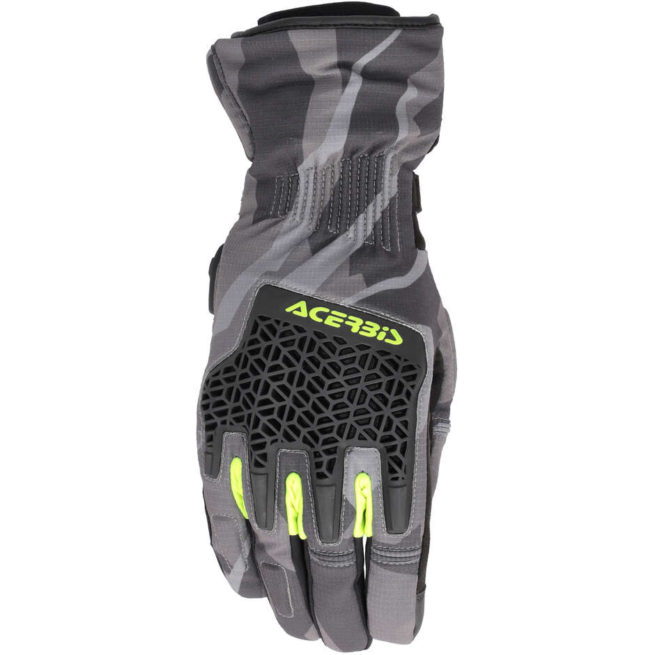 Acerbis CORSSOVER WINTER WP Winter Motorcycle Gloves Black Yellow