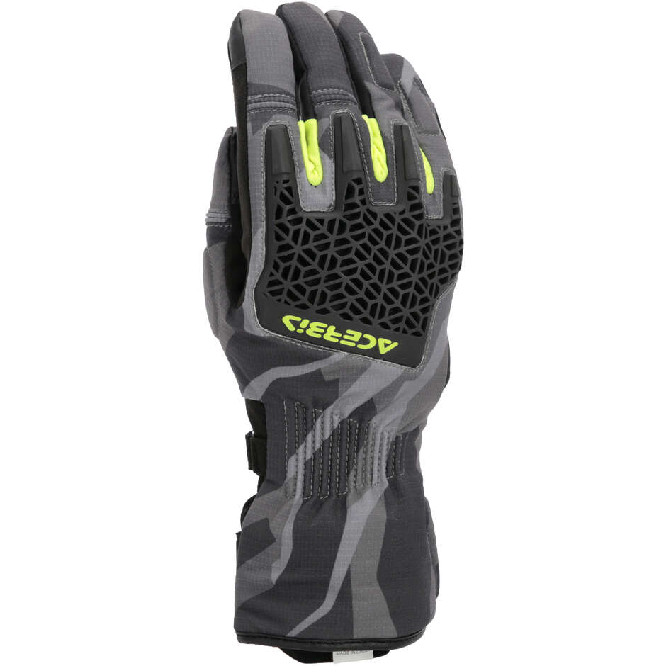 Acerbis CORSSOVER WINTER WP Winter Motorcycle Gloves Black Yellow