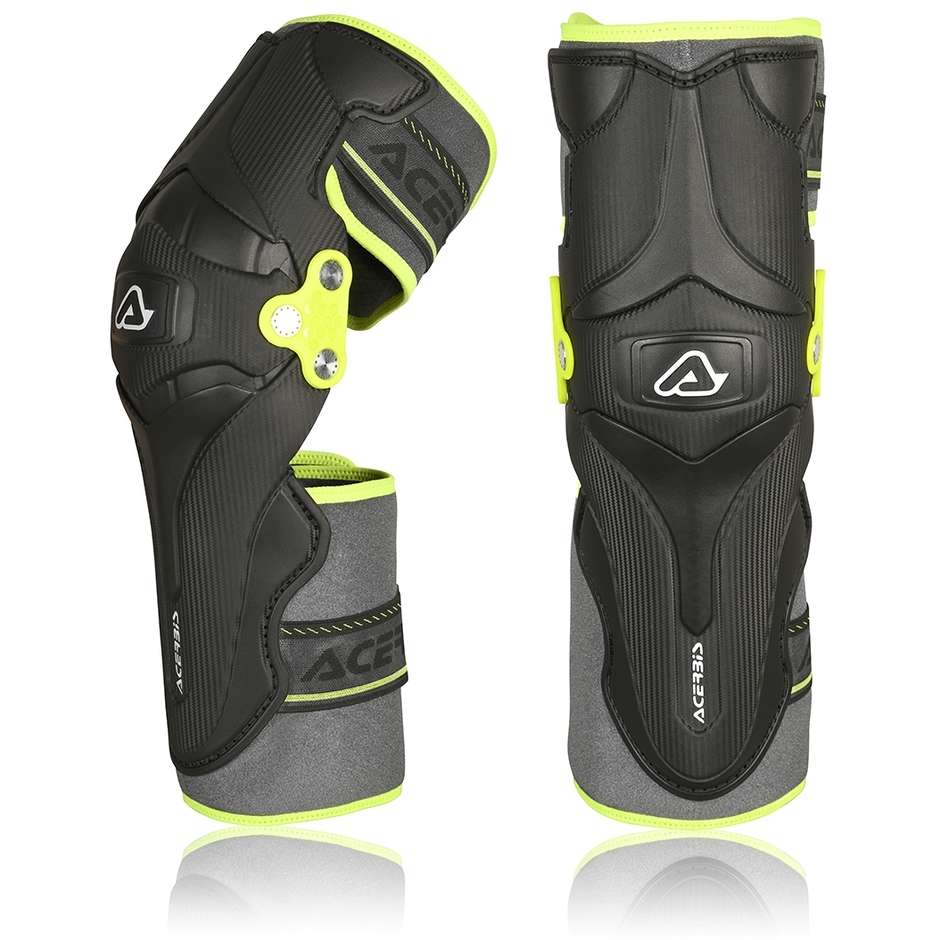 Acerbis Cross Enduro Motorcycle Knee Pads Double Joint X-STRONG Level 2