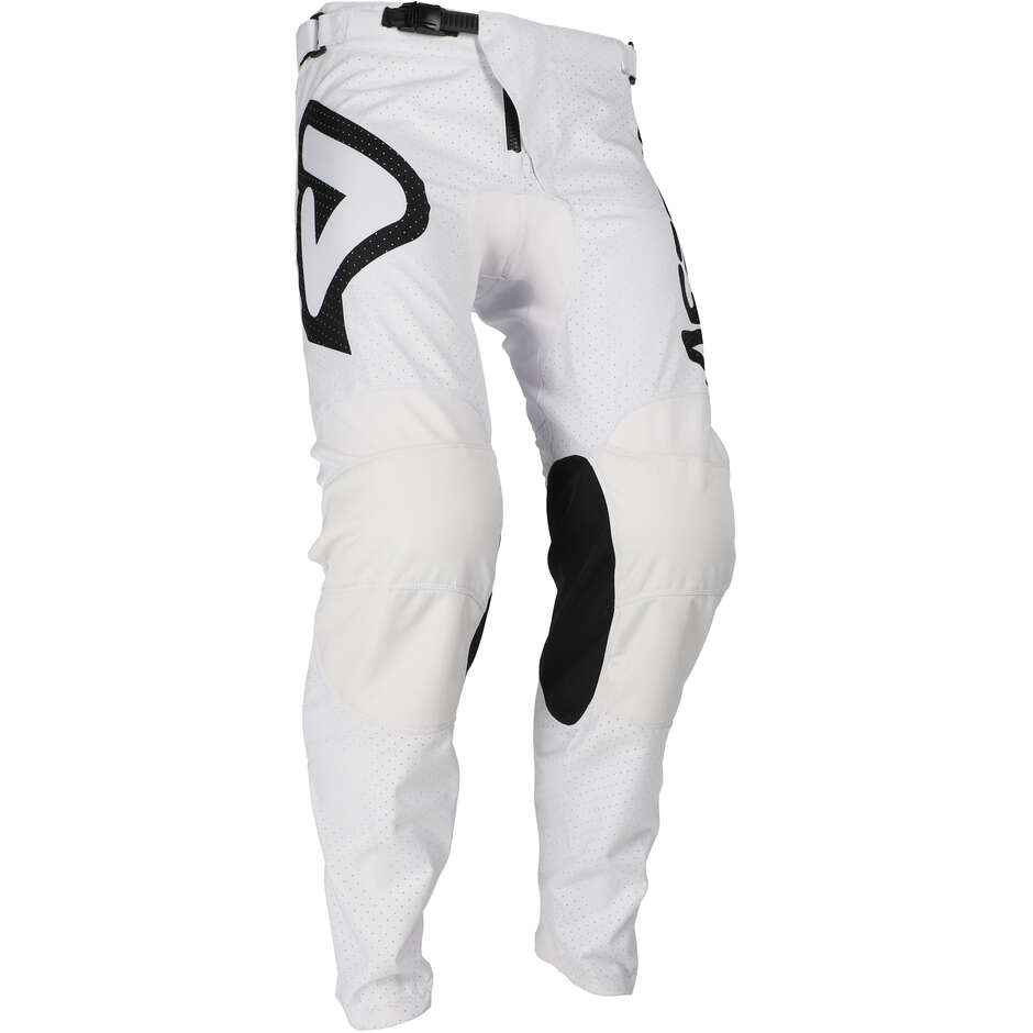 Acerbis Cross Enduro Motorradhose Weiß Schwarz