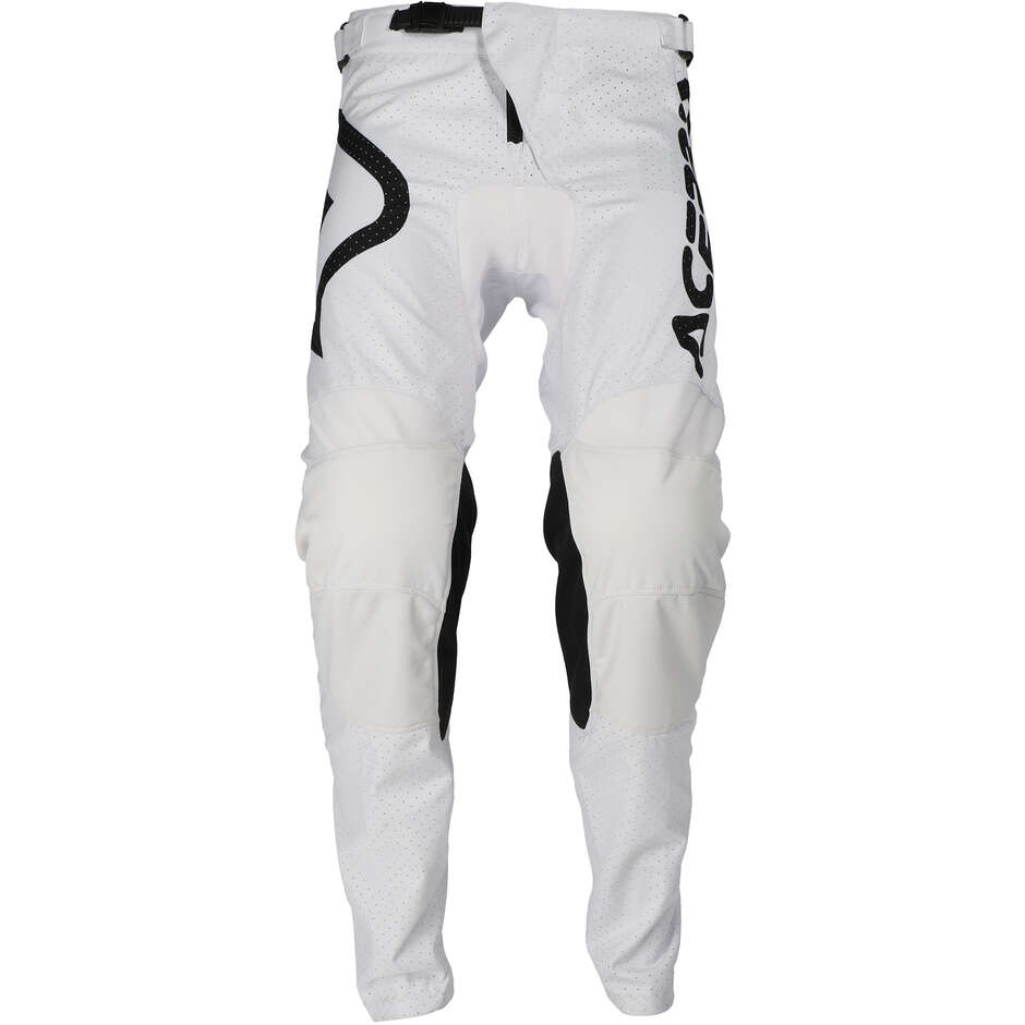 Acerbis Cross Enduro Motorradhose Weiß Schwarz