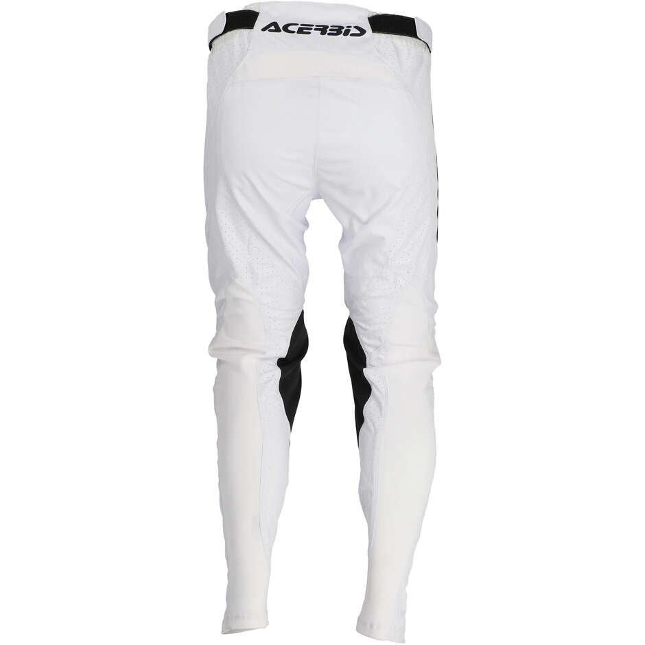 Acerbis Cross Enduro Motorradhose Weiß Schwarz