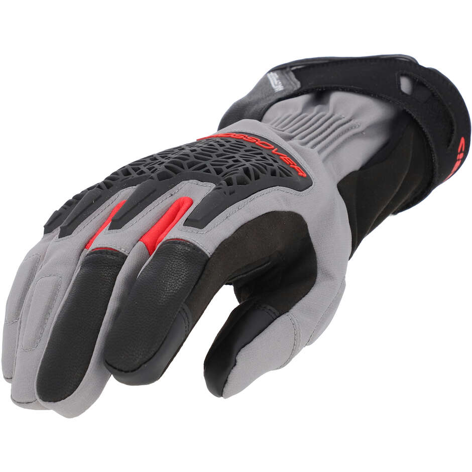 Acerbis CROSSOVER WP Motorradhandschuhe Schwarz Grau