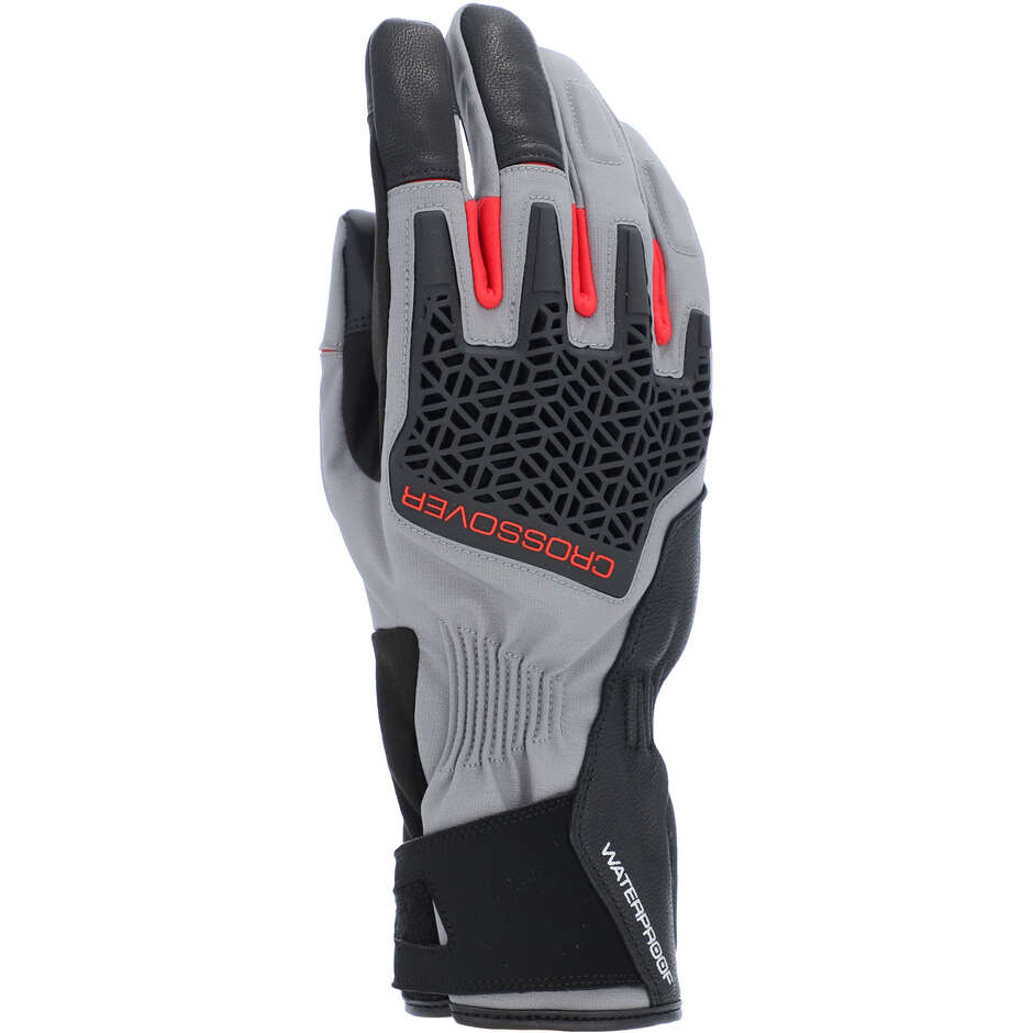Acerbis CROSSOVER WP Motorradhandschuhe Schwarz Grau