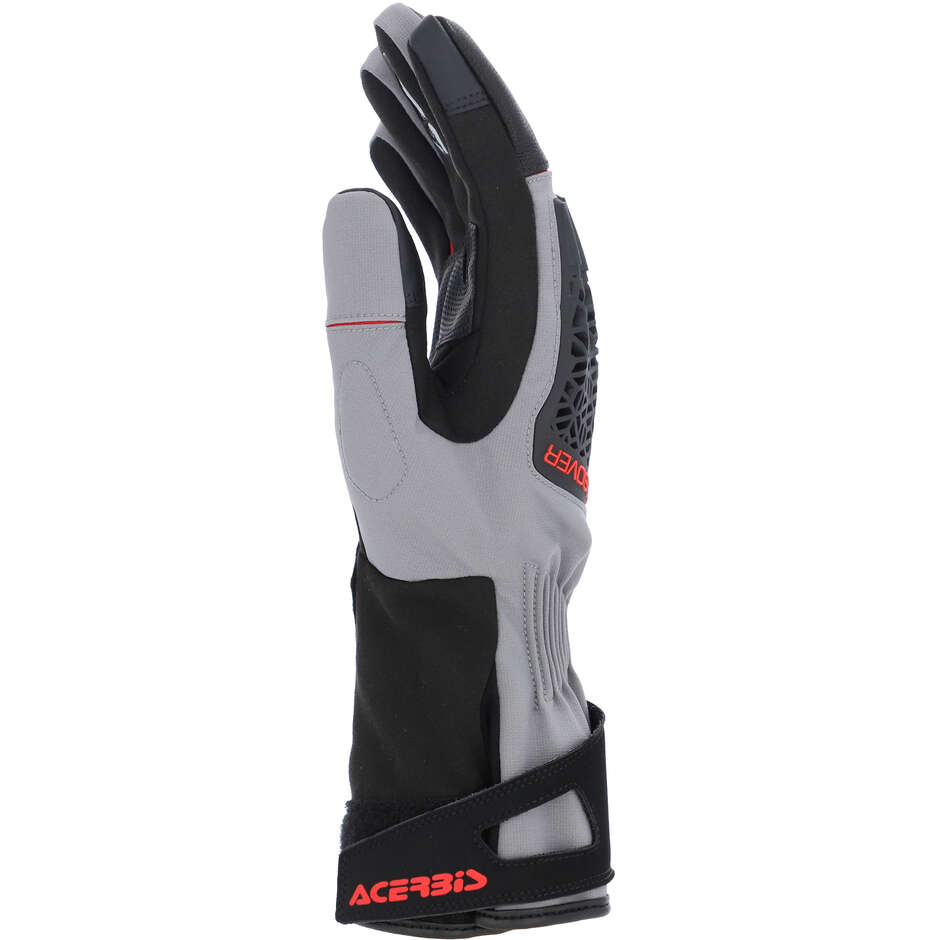 Acerbis CROSSOVER WP Motorradhandschuhe Schwarz Grau