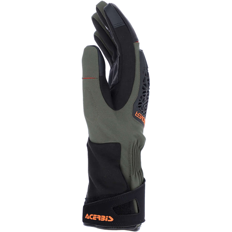 Acerbis CROSSOVER WP Motorradhandschuhe Schwarz Grün