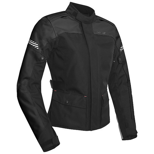 Acerbis Discovery Forest Lady Touring Fabric Motorcycle Jacket Black