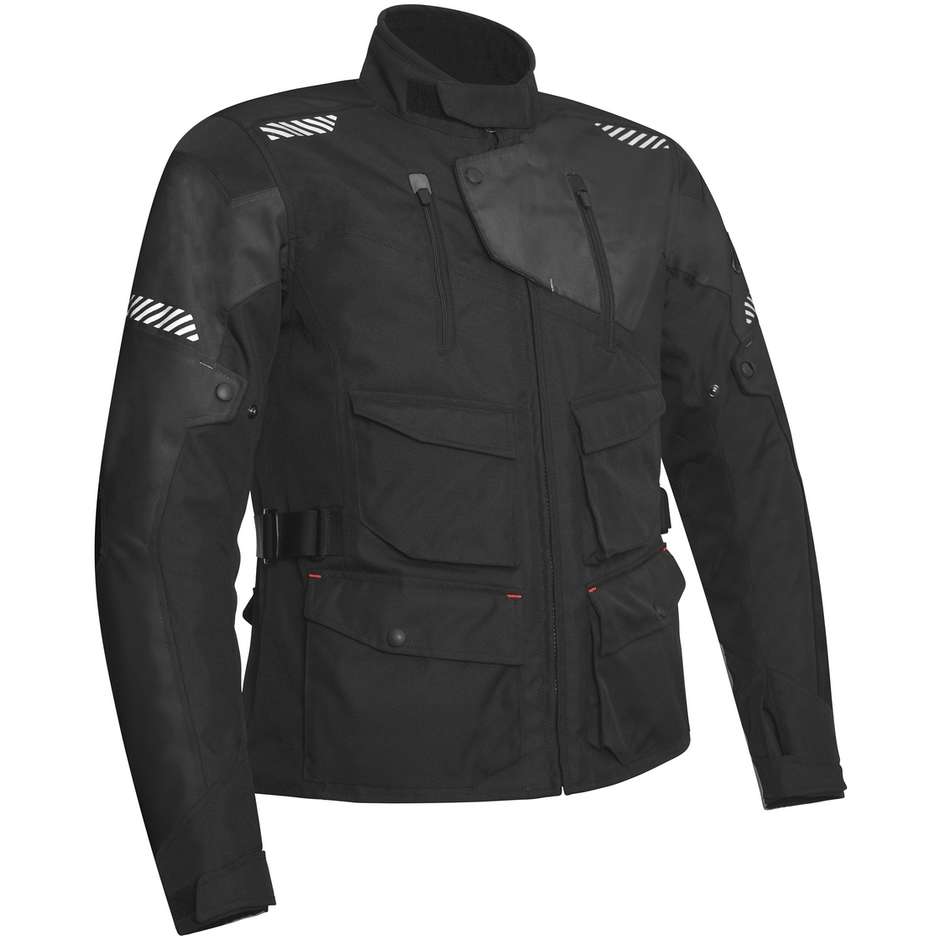 Acerbis Discovery Safary CE Touring Fabric Motorcycle Jacket Black