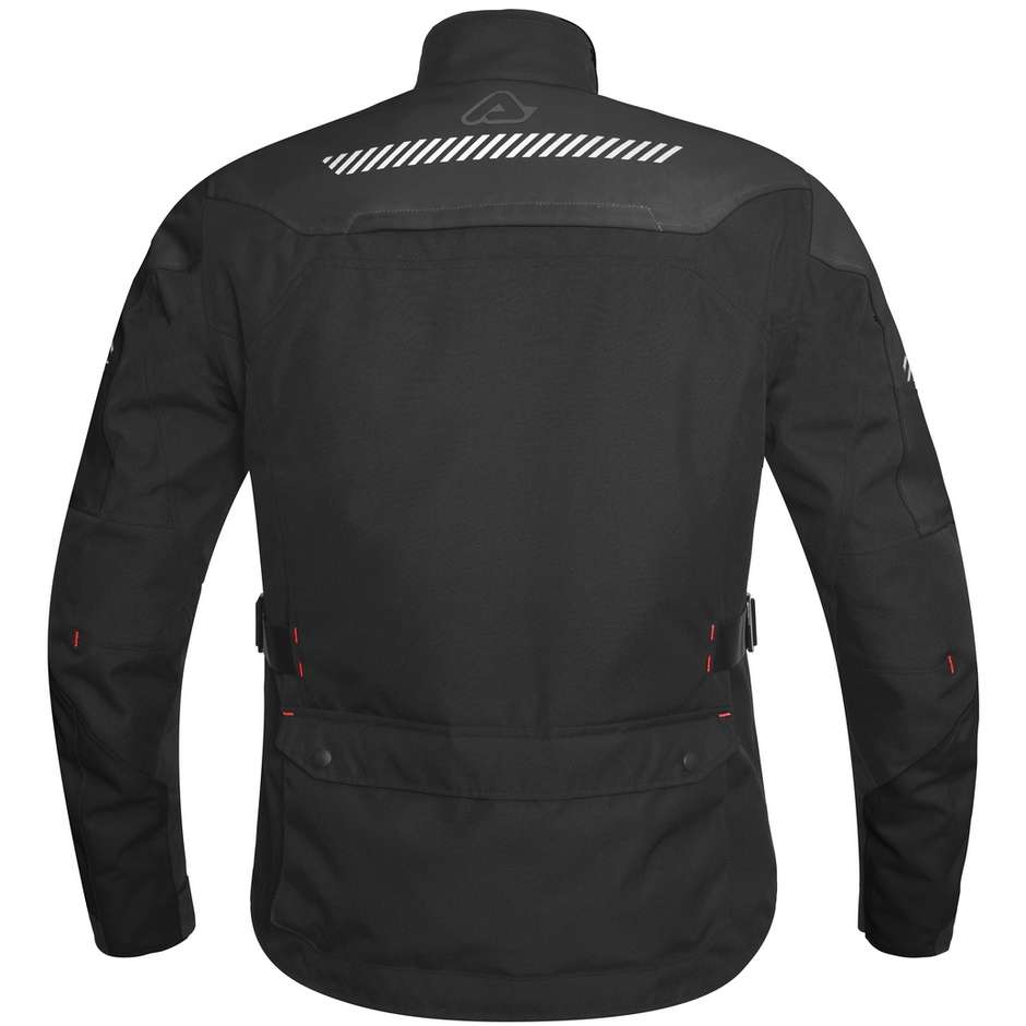 Acerbis Discovery Safary CE Touring Fabric Motorcycle Jacket Black