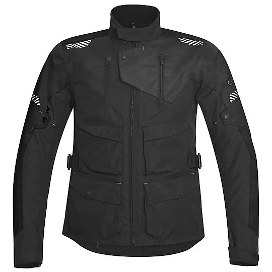 Acerbis Discovery Safary Touring Fabric Motorcycle Jacket Black