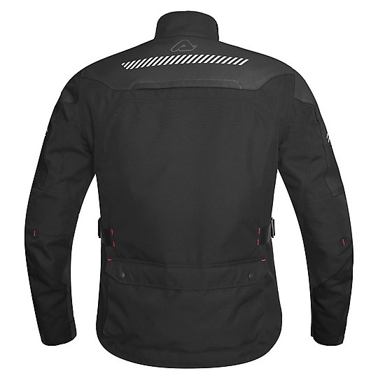 Acerbis Discovery Safary Touring Fabric Motorcycle Jacket Black
