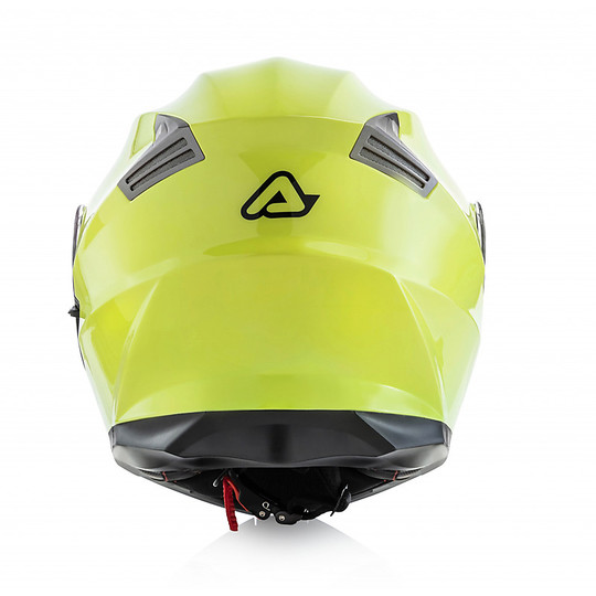 Acerbis Double Visor Motorcycle Helmet Modular Serel Yellow Fluo